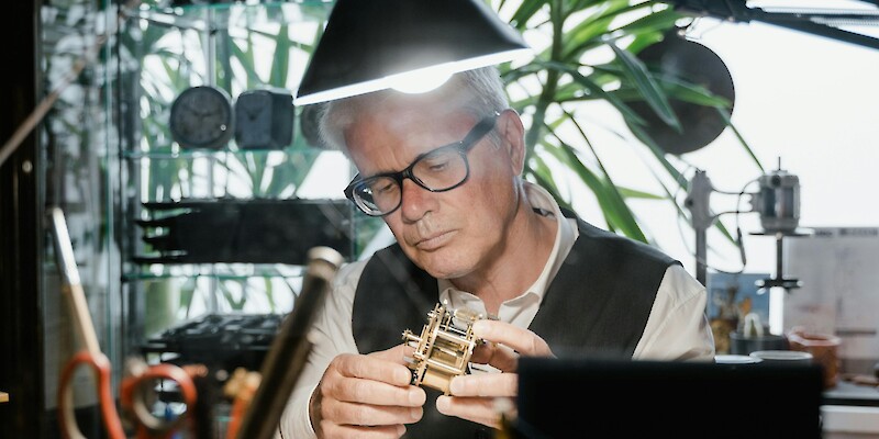 Man working